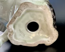 Bouledogue français en céramique 